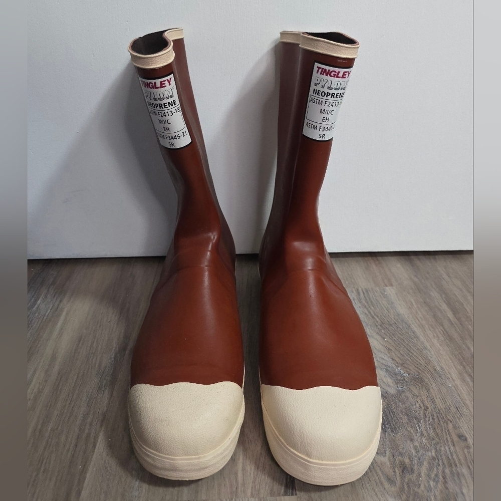 TINGLEY Pylon MB924B Neoprene Steel Toe Mid-Calf Boot Men's Size 12 - New - Picture 2 of 11